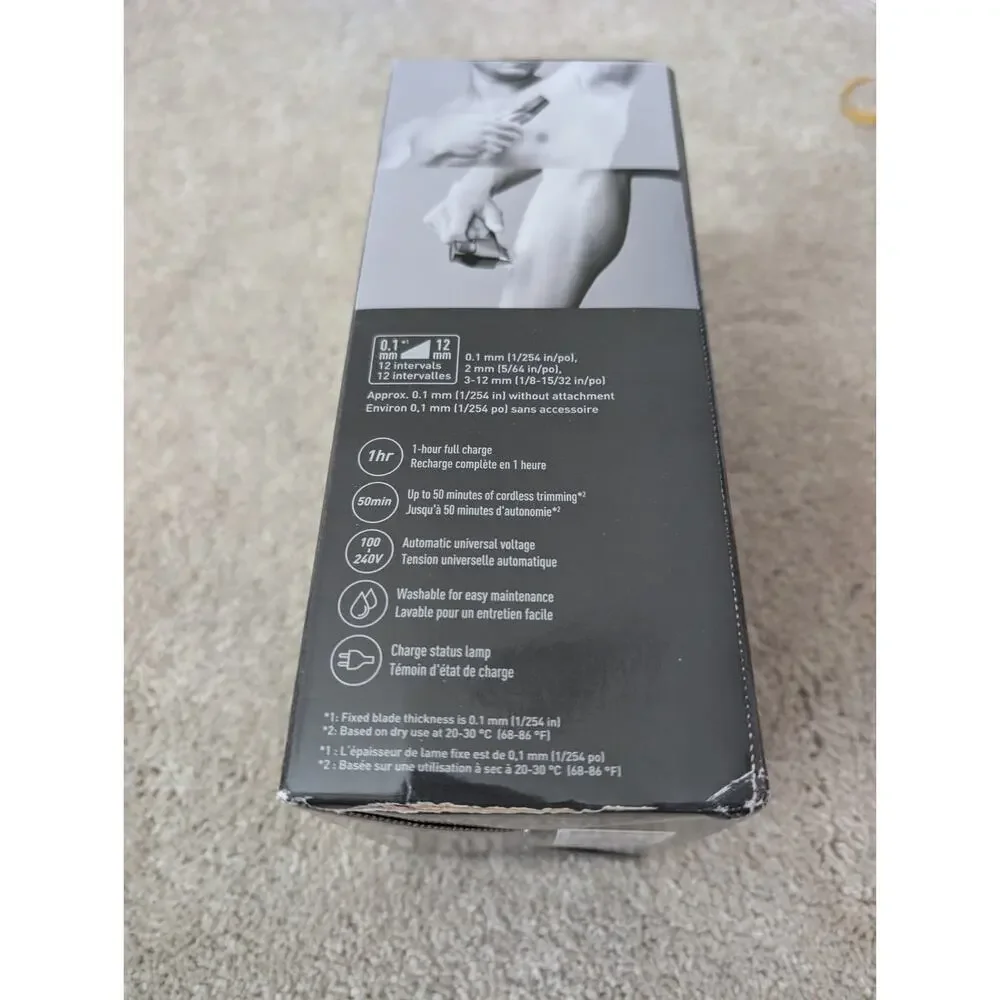 *NEW* Panasonic Body Groomer Wet/Dry Cordless Trimmer w/attachments (ER-GK80-S)